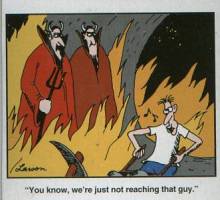 Far Side - We're Just Not Reaching That Guy 1998